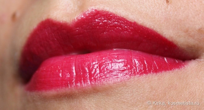 Красный амарант: Sephora Long-Lasting Vinyl Lip Lacquer, оттенок Red