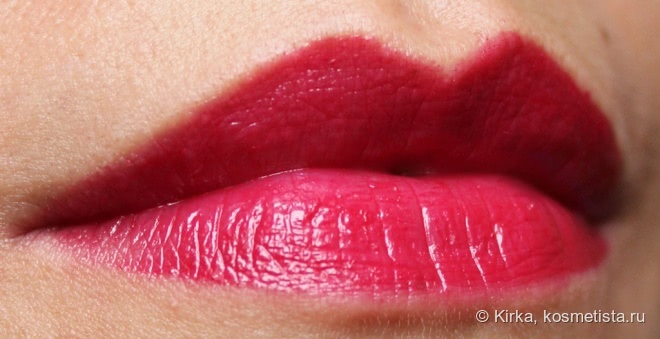 Красный амарант: Sephora Long-Lasting Vinyl Lip Lacquer, оттенок Red