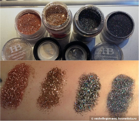 Mac Rocky Horror Picture Show Glitter в оттенках 3D black и Gold