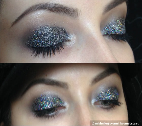 Mac Rocky Horror Picture Show Glitter в оттенках 3D black и Gold