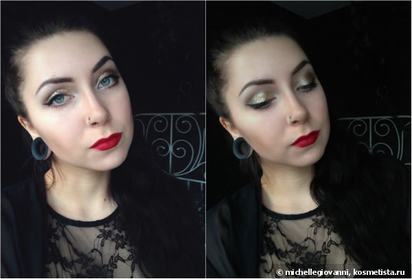 Mac Rocky Horror Picture Show Glitter в оттенках 3D black и Gold
