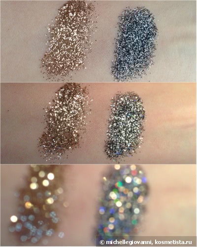 Mac Rocky Horror Picture Show Glitter в оттенках 3D black и Gold