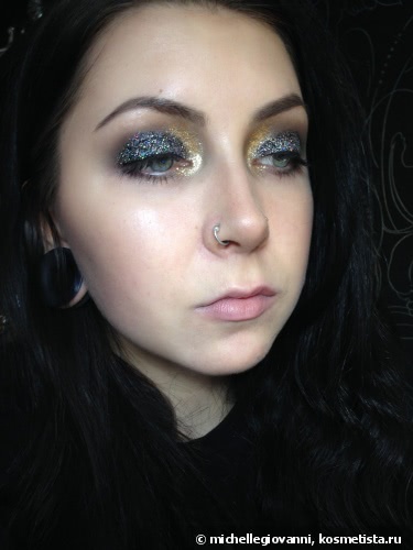 Mac Rocky Horror Picture Show Glitter в оттенках 3D black и Gold