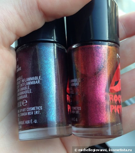 Mac Rocky Horror Picture Show Nail Lacquers: Formidable! и Bad Fairy