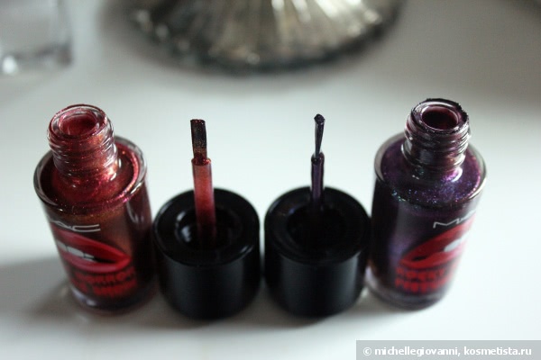 Mac Rocky Horror Picture Show Nail Lacquers: Formidable! и Bad Fairy