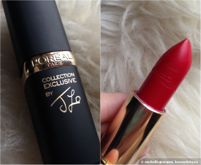 L'Oreal Color Riche Collection Exclusive Pure Reds в оттенке J Lo's Pure Red