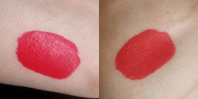 Помады Seventeen All day lip color #07 и #05