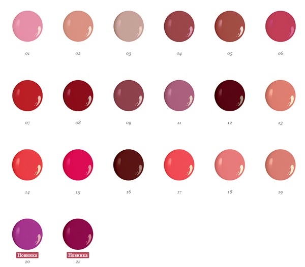 Помады Seventeen All day lip color #07 и #05