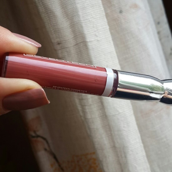Помады Seventeen All day lip color #07 и #05
