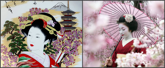 Japanese Spring Nadia Z. Вновь ты меня околдуй милая гейша…