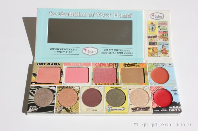 Лучшая палетка для отпуска - theBalm In theBalm of Your Hand