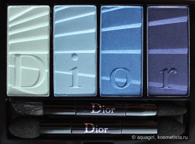 Dior Colour Gradation Eyeshadow 4 Colours Eyeshadow Palette Couture Nuance #001 Blue Gradation - оттенки неба и океана