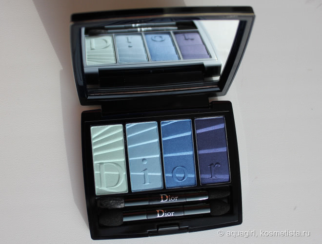 Dior Colour Gradation Eyeshadow 4 Colours Eyeshadow Palette Couture Nuance #001 Blue Gradation - оттенки неба и океана