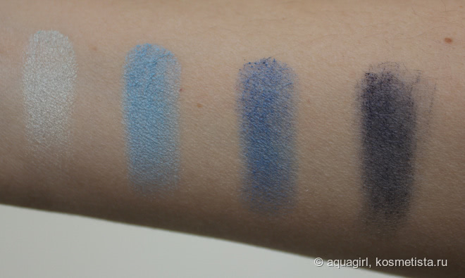 Dior Colour Gradation Eyeshadow 4 Colours Eyeshadow Palette Couture Nuance #001 Blue Gradation - оттенки неба и океана