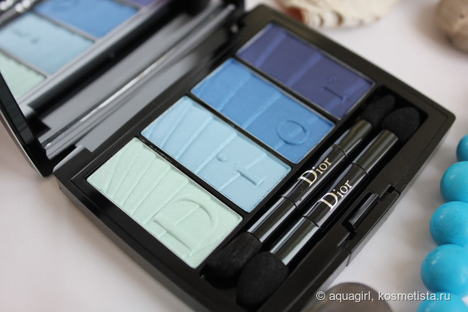 Dior Colour Gradation Eyeshadow 4 Colours Eyeshadow Palette Couture Nuance #001 Blue Gradation - оттенки неба и океана