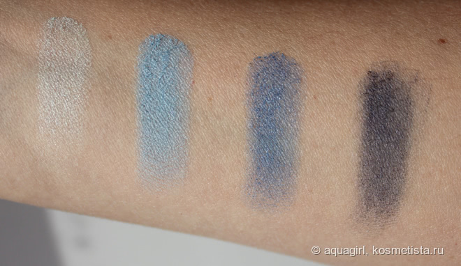 Dior Colour Gradation Eyeshadow 4 Colours Eyeshadow Palette Couture Nuance #001 Blue Gradation - оттенки неба и океана