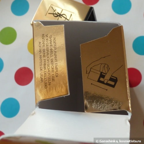 YSL Fusion Ink Foundation в оттенке BD40 Warm Sand