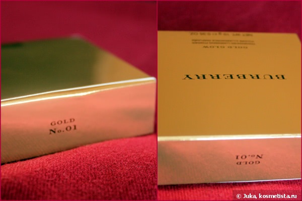 Рождество с Burberry Gold Glow Fragranced Luminising Powder – Gold № 01