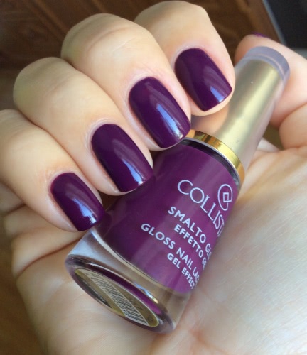 Collistar Gloss Nail Lacquer Gel Effect - 561 Viola Misteriosa