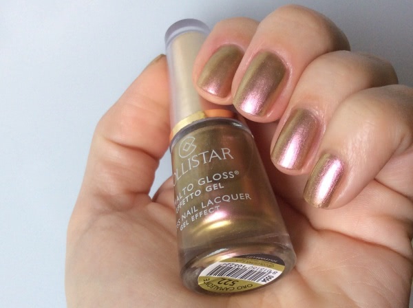 Collistar Gloss Nail Lacquer Gel Effect - 522 Oro Camaleonte