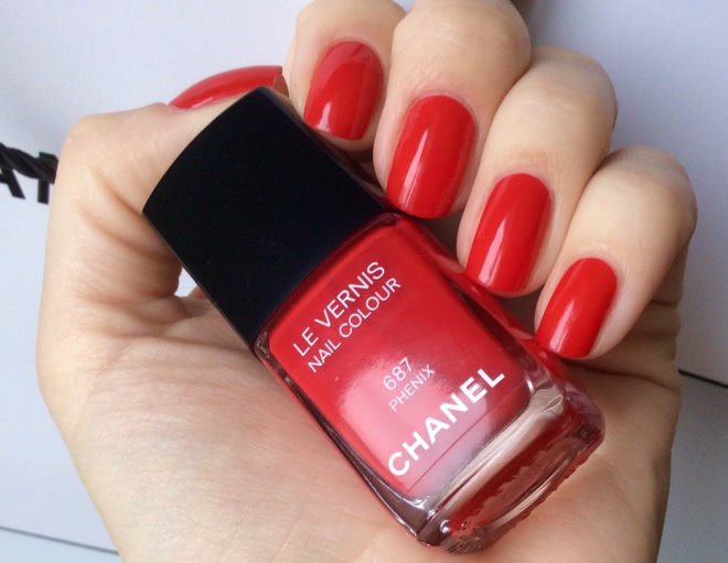 Идеальный красный? Chanel Le Vernis Nail Colour #687 Phenix