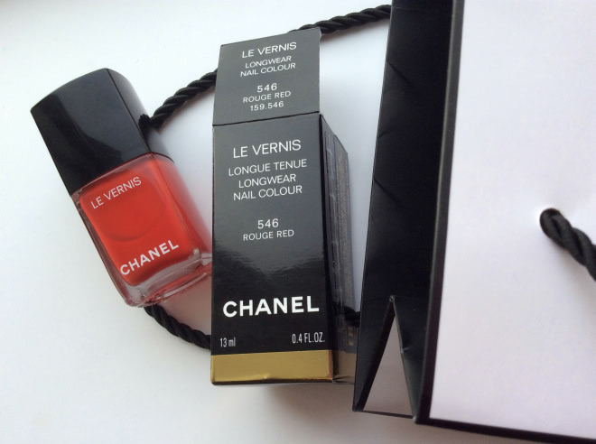 Chanel Coco Code Spring 2017 Makeup - Chanel Le Vernis Longwear Nail Colour 546 Rouge Red