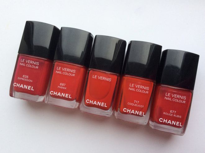 Chanel Coco Code Spring 2017 Makeup - Chanel Le Vernis Longwear Nail Colour 546 Rouge Red