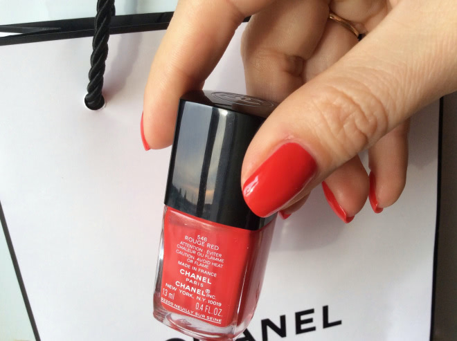 Chanel Coco Code Spring 2017 Makeup - Chanel Le Vernis Longwear Nail Colour 546 Rouge Red