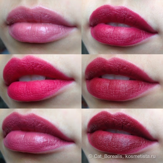 Мои помады Mac: розовые и винные Syrup, Craving, All Fired Up, D for Danger и Diva