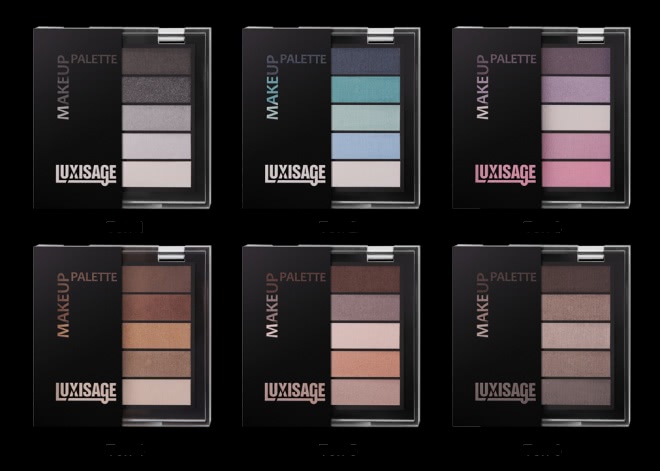 Бюджетная палетка теней Luxvisage Make Up Palette №6