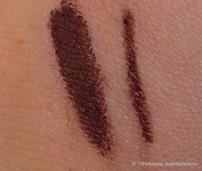 Моя неповторимая maybelline eyestudio lasting drama gel eyeliner 02 brown