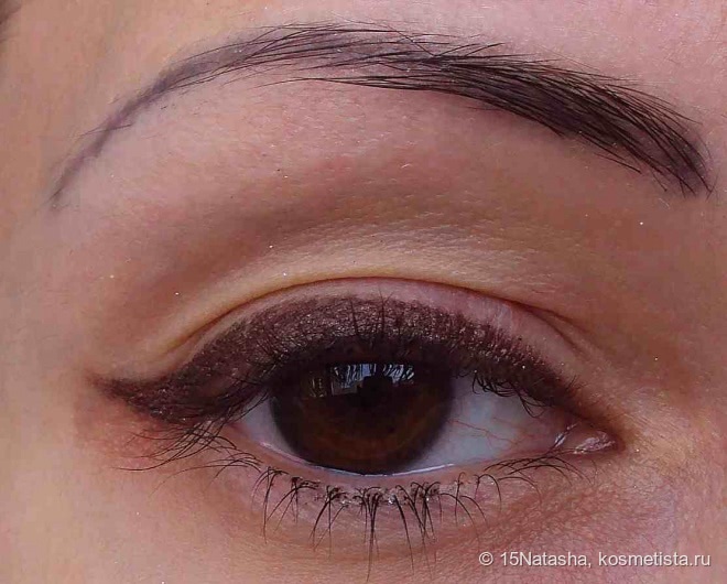 Моя неповторимая maybelline eyestudio lasting drama gel eyeliner 02 brown