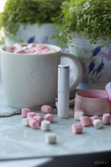 Помада-блеск для губ Lancome Shine Lover Vibrant Shine Lipstick 8H Moisture в оттенке #316 Eclat de Rose