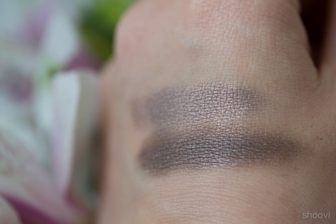 Тени ArtDeco Pearl Eye Shadow #05 pearly grey brown и ArtDeco Duochrome Eye Shadow #201 historic wood