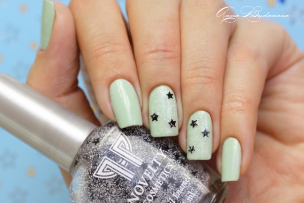 Novelty Cosmetics Nail Enamel mix beads&sticks №815