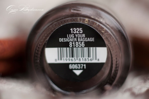 China Glaze Nail Lacquer With Hardeners 81856 Lug Your Designer Baggage