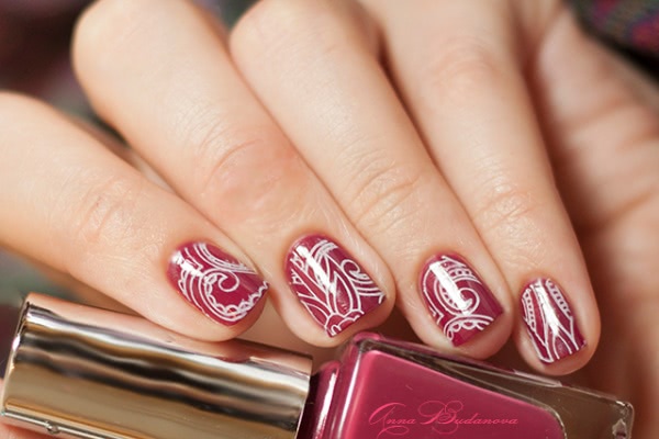 Fennel Professional Nail Polish №28 + стемпинг c платой QA88