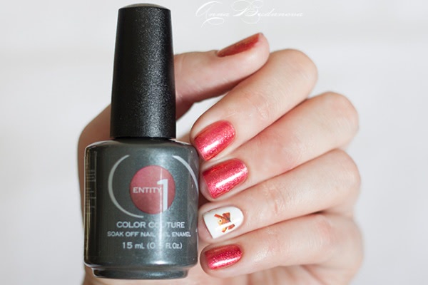 Entity One Color Couture Soak Off Nail Gel Enamel №6875 Gladiolas Good Chuc + слайдер-дизайн Hot-193