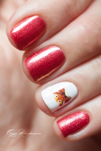 Entity One Color Couture Soak Off Nail Gel Enamel №6875 Gladiolas Good Chuc + слайдер-дизайн Hot-193