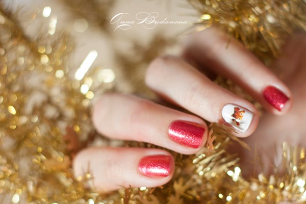 Entity One Color Couture Soak Off Nail Gel Enamel №6875 Gladiolas Good Chuc + слайдер-дизайн Hot-193