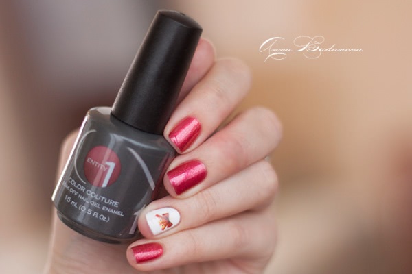 Entity One Color Couture Soak Off Nail Gel Enamel №6875 Gladiolas Good Chuc + слайдер-дизайн Hot-193