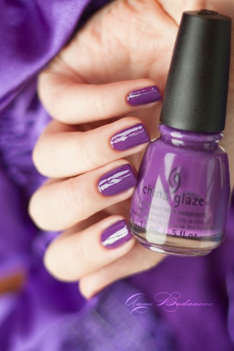 China Glaze Nail Lacquer With Hardeners №81788 X-ta-sea + стемпинг диском BP-50