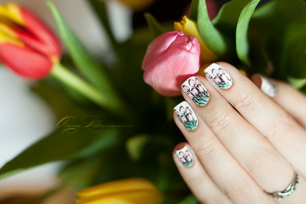 Маникюр с использованием средства El Corazon Kaleidoscope Cuticle Defender - защита кутикулы