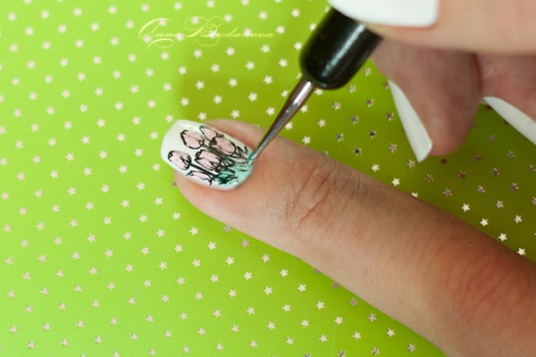 Маникюр с использованием средства El Corazon Kaleidoscope Cuticle Defender - защита кутикулы