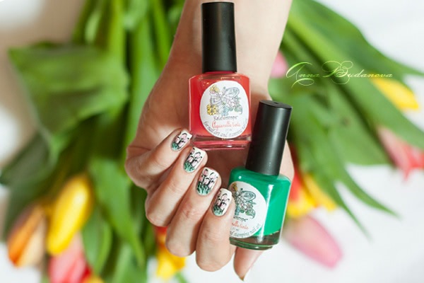 Маникюр с использованием средства El Corazon Kaleidoscope Cuticle Defender - защита кутикулы