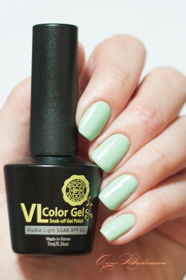 VL Color Gel Soak-off Gel Polish №GN0020 и топ Dance Legend Top Poker