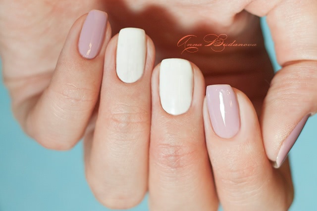 Bluesky Shellac Color №A91, 80501 + слайдер-дизайн O'diva s31 под гель-топ