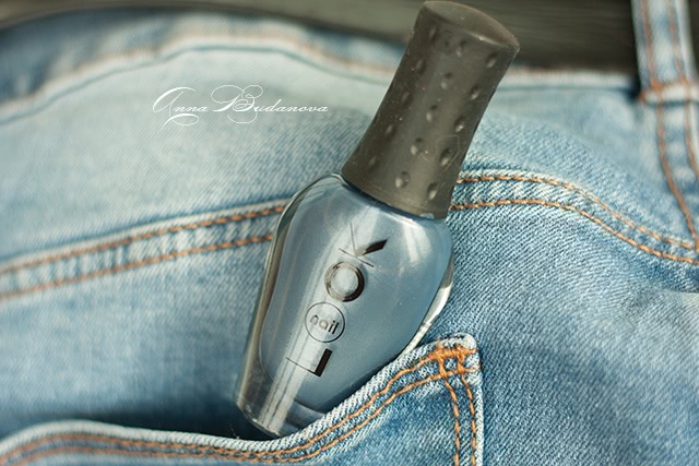 NailLOOK Trends Fashion Week 31352 Denim + наклейки Dashing Diva Accents # Dac004