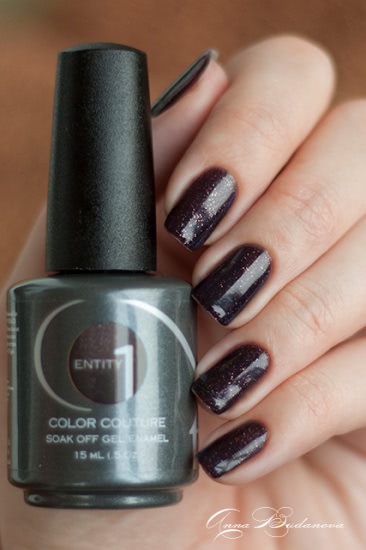 Entity One Color Couture Soak Off Nail Gel Enamel №6356 Power Suit + стемпинг BP-44