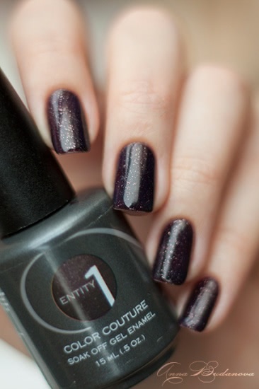 Entity One Color Couture Soak Off Nail Gel Enamel №6356 Power Suit + стемпинг BP-44